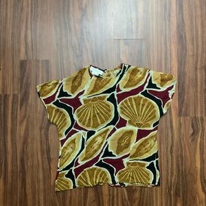 Jones New York Patterned Blouse